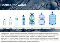 Línea de Embotellado de Agua Totalmente Automática 3 en 1, Sistema Completo de Producción de Enjuague, Llenado y Tapado de Botellas PET