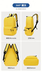 Sac à dos scolaire en plastique étanche avec logo personnalisable pour la promotion de la marque vente en gros bon marché d'usine avec pochette pour ordinateur portable - Product Image 6