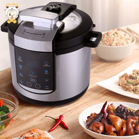 Marmite à pression multifonctionnelle Dîner pour plusieurs personnes en acier inoxydable 5L électrique OEM Ménage Nouveau cuiseur à riz électrique