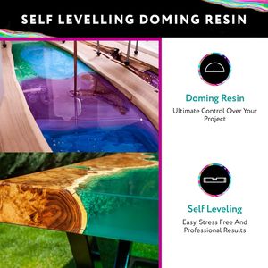 Resina Epossidica di Nuova Formulazione, Trasparente e Cristallina, Resina Artistica Resistente Adatta per Colate e Stampi Artistici Fai-da-Te, Facile da Miscelare con Rapporto 2:1 - Product Image 5