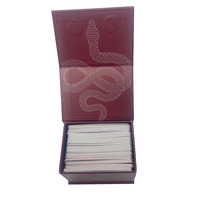 Boîte magnétique personnalisée, boîte à tiroir rigide, impression offset, jeu de cartes de conversation profonde pour couple, en carton