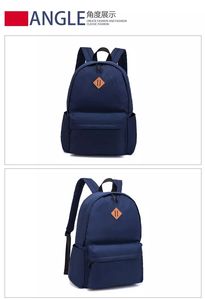 Sac d'école personnalisé en gros pour garçons, sac à dos personnalisé avec logo pour enfants, sac à dos double épaule couleur unie, sac à dos scolaire personnalisé - Product Image 2