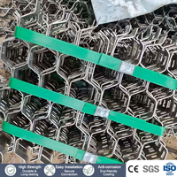 Grille en acier hexagonale résistante à la chaleur, maille de support réfractaire durable
