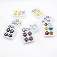 Clips magnétiques personnalisés pour dossards de course en ABS, porte-numéros magnétiques pour événements sportifs et cyclisme
