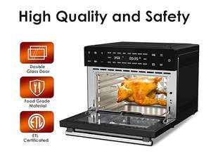 OEM 30L Acier Inoxydable Intérieur Ménage <span class=keywords><strong>Four</strong></span> Électrique Affichage Numérique Thermostat Réglable Français Néerlandais Langues De Fonctionnement - Product Image 6