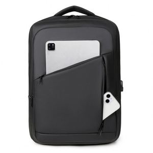 Waterpoof Pu <b>Laptop</b> Anti Theft USB Mochilla <b>Large</b> Capacity Business School Shockproof 15.6 <b>Laptop</b> Computer <b>Bag</b> Backpack - Product Image 6