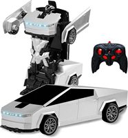 Voiture télécommandée transformable EPT, déformation à un bouton, rotation à 360 degrés, robot camion jouet pour enfants