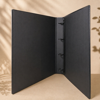 Carpeta Espiral con Cubierta de Papel Negro B5, Personalizable con Logotipo, para Almacenamiento de Documentos, para Oficina y Escuela, de Fábrica OEM