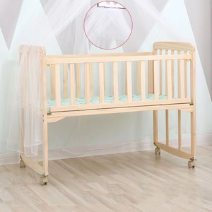 Culla Moderna in Legno per <span class=keywords><strong>Neonati</strong></span> - Altalena Regolabile in Altezza per Uso Esterno e Ospedaliero, Servizio OEM all'Ingrosso, <span class=keywords><strong>Dimensioni</strong></span> Personalizzabili, Finitura Atossica - Product Image 5