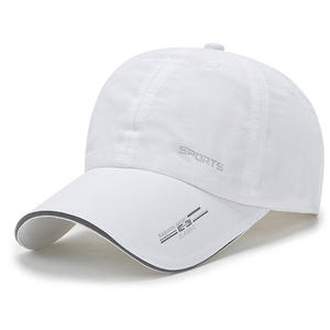 Topi matahari Sporty, tutup kepala dengan Strip reflektif, cepat kering untuk perjalanan luar ruangan, desain modis, musim semi, musim panas - Product Image 3