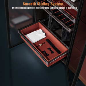 Space Saving Luxury Pull Out Closet Organizer Drawer <strong>Insert</strong> for Walk in <strong>Wardrobe</strong> Modular Storage System - Product Image 2