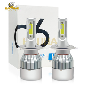 Fabricante <span class=keywords><strong>BaoBao</strong></span>, Faro Delantero BB151 Súper Brillante de 36w 3800LM 6000K, Luces C6 H4, Bombilla LED para Faros Antiniebla de Automóvil - Product Image 1