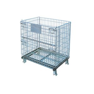 Mracking depolama kafes kemer tekerlek 50*50 Mesh kelebek kafes katlanır ciro sepeti hurda sıralama sepeti istifleme demir kafes - Product Image 1