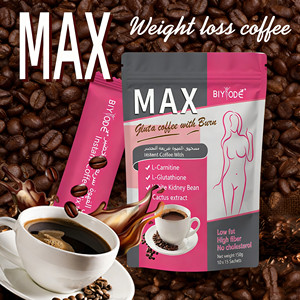 Café en Polvo Max Slim al por Mayor de Fábrica con L-Carnitina, Colágeno y Suplementos Herbales de Frijol Blanco para Apoyar la Quema de Grasa - Product Image 3