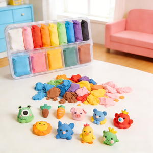 Pâte à modeler super légère pour enfants, argile à séchage à l'air, plastiline faite à la main, jouet éducatif DIY - Product Image 6