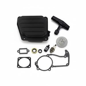 Set di Parti Motore Compatibili per Stihl MS360/036: Silenziatore, Guarnizione Cilindro, Guarnizione Carter, Guarnizione Olio, Filtro Carburante, Avviamento, Impugnatura, Puleggia - Product Image 2