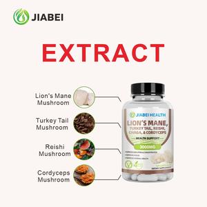 תמצית צמחי מרפא של רעמת האריה למבוגרים בהתאמה אישית מהמפעל, כמוסות OEM/ODM, תוספי תזונה צמחיים לתמיכה במערכת החיסון - Product Image 3