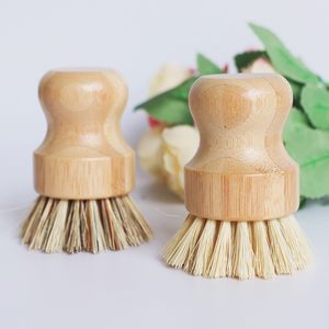 Cerdas de Palma de Sisal <span class=keywords><strong>para</strong></span> cocina, cepillo de limpieza ecológico, cepillo de bambú <span class=keywords><strong>para</strong></span> ollas, sartenes y platos - Product Image 2