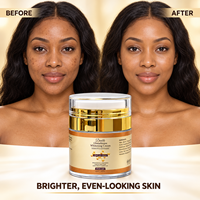 Crème Visage Hydratante Éclaircissante Bio Naturelle à la Vitamine C et Double Glutathion, Marque Blanche, pour Tous Types de Peau