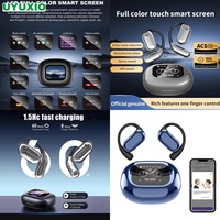 Auriculares de Traducción IA Portátiles, Comunicación Internacional, Panel Táctil LCD Digital, Traducción de Voz sin Interrupciones, Gancho de Ajuste Seguro