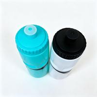Bouteille d'eau avec couvercle 750 ml sans BPA, anti-fuite, bouteille de sport pour l'école, la salle de sport, le bureau, les voyages, le camping en plein air, la randonnée