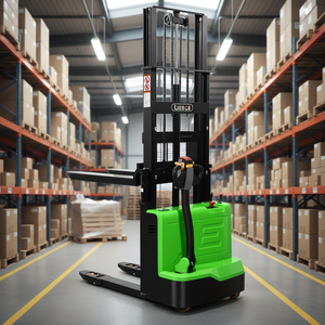 Apilador Eléctrico de Paletas de Alta Calidad, 1.<span class=keywords><strong>5T</strong></span>, 3306 lb, Capacidad Completa, Doble Elevación - Product Image 1