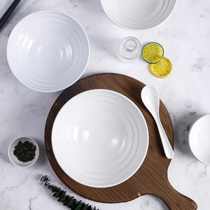 Restaurante Japonés Mayorista Vende Tazones de Ramen de 7 Pulgadas de Aluminio Blanco - Product Image 4