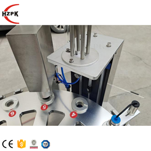 เครื่องบรรจุและปิดผนึกกาแฟแบบโรตารี่อัตโนมัติสำหรับบรรจุผงในถุงอลูมิเนียมฟอยล์ยี่ห้อ HZPK - Product Image 4