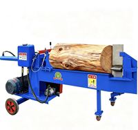 Fendeuse de bois hydraulique compacte 30/40 tonnes, outil agricole, processeur de bois de chauffage à vendre, certifiée CE