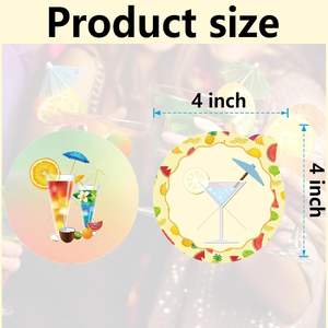 Tapas Protectoras para Bebidas de Fábrica, Protección contra Alcohol, Tapas Desechables para Bebidas, Pegatinas para Tapas de Vasos, Prevención de Adulteración de Bebidas - Product Image 2