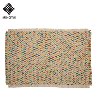Napperons en tissu imprimés pour table, sets de table de salle à manger au design classique 30x45cm, accessoires de sac, emballage autocollant, écologique