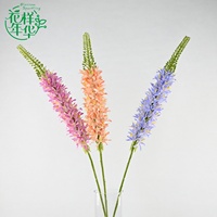 Tige florale artificielle de Delphinium (Larkspur) de 105 cm, haute et pointue, pour décoration intérieure, accent de vase, cérémonie de mariage, articles floraux en gros