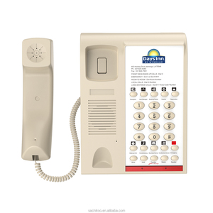 Téléphone <span class=keywords><strong>professionnel</strong></span> Sachikoo pour hôtel, étanche à l'humidité, avec numérotation rapide, boutons ABS, téléphone fixe filaire pour chambres d'hôtes - Product Image 6