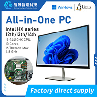Computadora Todo en Uno de Alta Calidad de 24" 27" con Panel IPS, Resolución 1920*1080, CPU Intel HX i5 i7 de 13ª y 14ª Generación, RAM DDR4