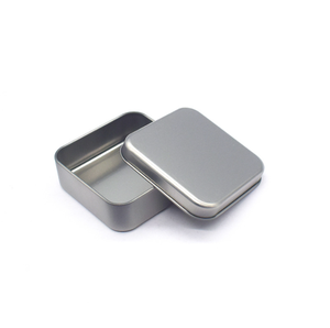 Mini <span class=keywords><strong>Caja</strong></span> Cuadrada de Hojalata de 80x80x27mm con Recubrimiento UV, Puede Guardar Joyas, Adornos Colgantes, Alimentos, <span class=keywords><strong>Condones</strong></span>, Latas - Product Image 3