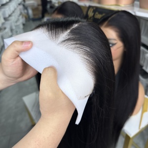 Peluca de Cabello Humano Virgen Vietnamita Liso y Sedoso al por Mayor, 100% Sin Procesar, Peluca Frontal de Encaje Suizo HD 13x4 - Product Image 2