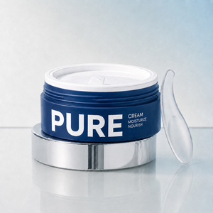 Pot cosmétique innovant en PET à large ouverture de 100 g, récipient pour baume démaquillant avec spatule, pot pour crème capillaire - Product Image 3