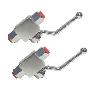 Vanne à boisseau sphérique hydraulique YJZQ/KHB haute pression G1/4 G3/8 G1/2 G3/4 tailles alimentation de vanne de contrôle de débit hydraulique - Product Image 1