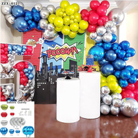 Kit Guirlande de Ballons Spider-Man Bio 2026, 109 Pièces, Super-Héros, Latex Asymétrique Moderne, Marque SHJY, Vente en Gros, Décoration de Fête d'Anniversaire