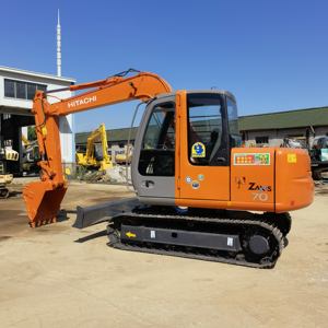 Hitachi-Excavadora hidráulica de orugas ZX70 de 7 toneladas, equipo usado japonés en buen estado, bomba de engranajes de motor de bajo precio incluida - Product Image 1