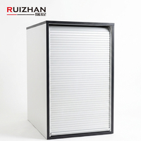 Kit de porte à tambour en plastique à montage vertical, étanche, avec rail pour armoire de cuisine, garde-manger, buanderie
