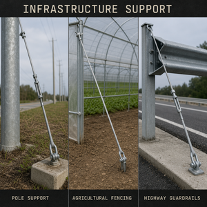 Fil de fer galvanisé SOLITE 6x7 pour la soutien des poteaux et l'infrastructure de clôtures agricoles - Product Image 4