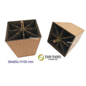 Pata de Sofá de <span class=keywords><strong>Pl</strong></span>ástico Color Plata Yanyang, Altura 50mm, Longitud 150mm, Pata de Gabinete Esquinero en Forma de L de PP para Muebles - Product Image 3