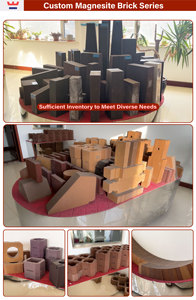 Brique réfractaire en magnésie-chrome fusionnée et rebondie, haute densité, résistance à la corrosion, pour four <span class=keywords><strong>VOD</strong></span> LF - Product Image 6