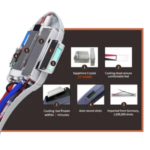 4 In 1 Technologie Pijnloze Koeling Ipl Laser Ontharing Ipl Huidverjongingsmachine