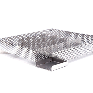 صينية تدخين معدنية مثقبة متعددة القنوات من الفولاذ المقاوم للصدأ 304، مخصصة للطعام، مولد دخان للشواء - Product Image 3