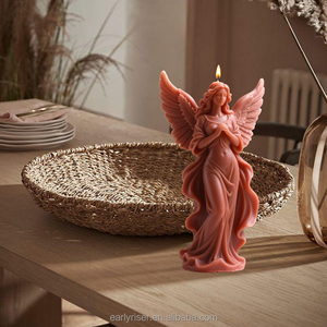 Sớm Riser nến khuôn Giấc Mơ cánh nữ thần hương liệu nến Silicone khuôn hương liệu nến làm bằng tay sáp xà phòng khuôn mẫu - Product Image 3