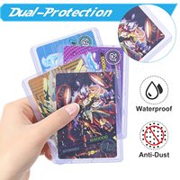 Offre Spéciale ultra propre 3 "X 4" clair chargeurs supérieurs réguliers clair manches souples cartes de sport 35PT Toploader en plastique rigide