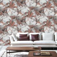 Papier peint autocollant imperméable MOI 45cm*10m, design floral moderne pour la décoration de la chambre à coucher et du salon