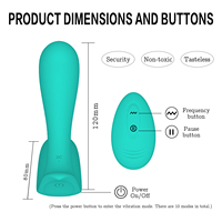 Sextoy Télécommande 10 Vitesses Vibrateur Sexuel Adulte OEM Double Tête Culotte Vibrante Portable avec Télécommande pour Femme